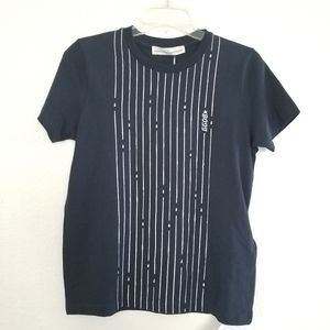 Golden Goose Round Neck T-Shirt Blue Size S